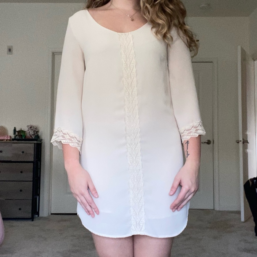Tan formal ASTR dress
